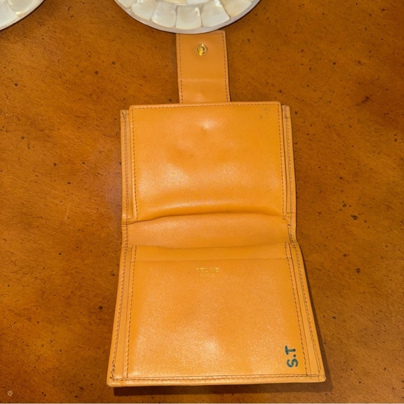 CELINE Macadam Blason Clasp Wallet Brown - Picture 8 of 13